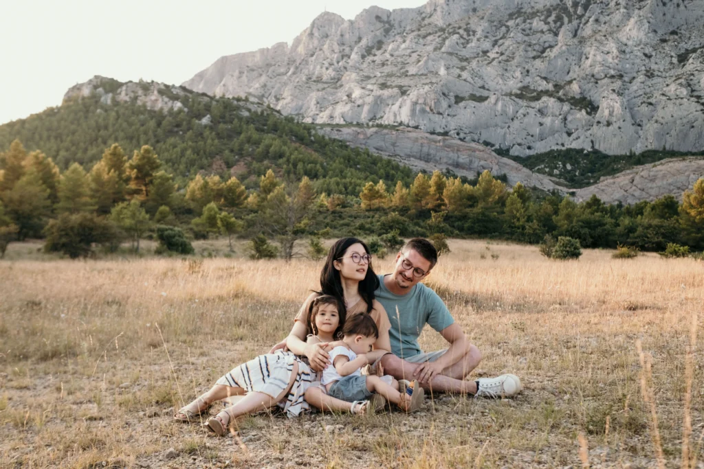 Shooting photo famille en Provence